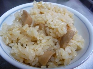 さといもごはん　完成品